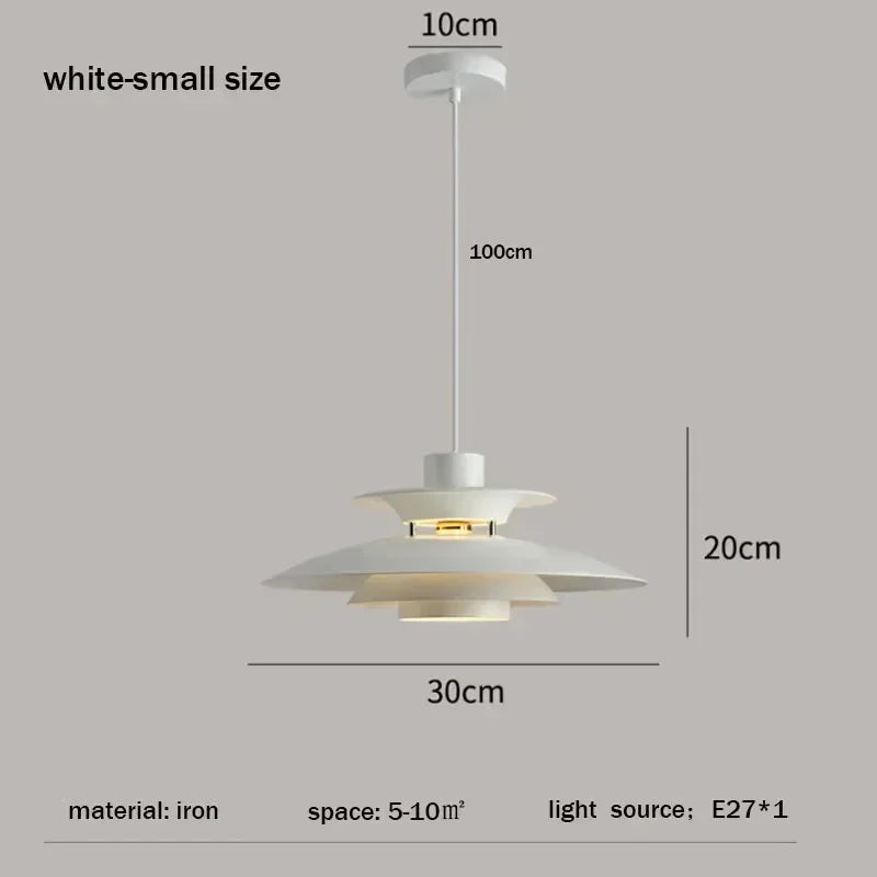 Afralia™ UFO Pendant Light Fixture: Nordic Design Chandelier for Restaurant, Bedroom & Living Room
