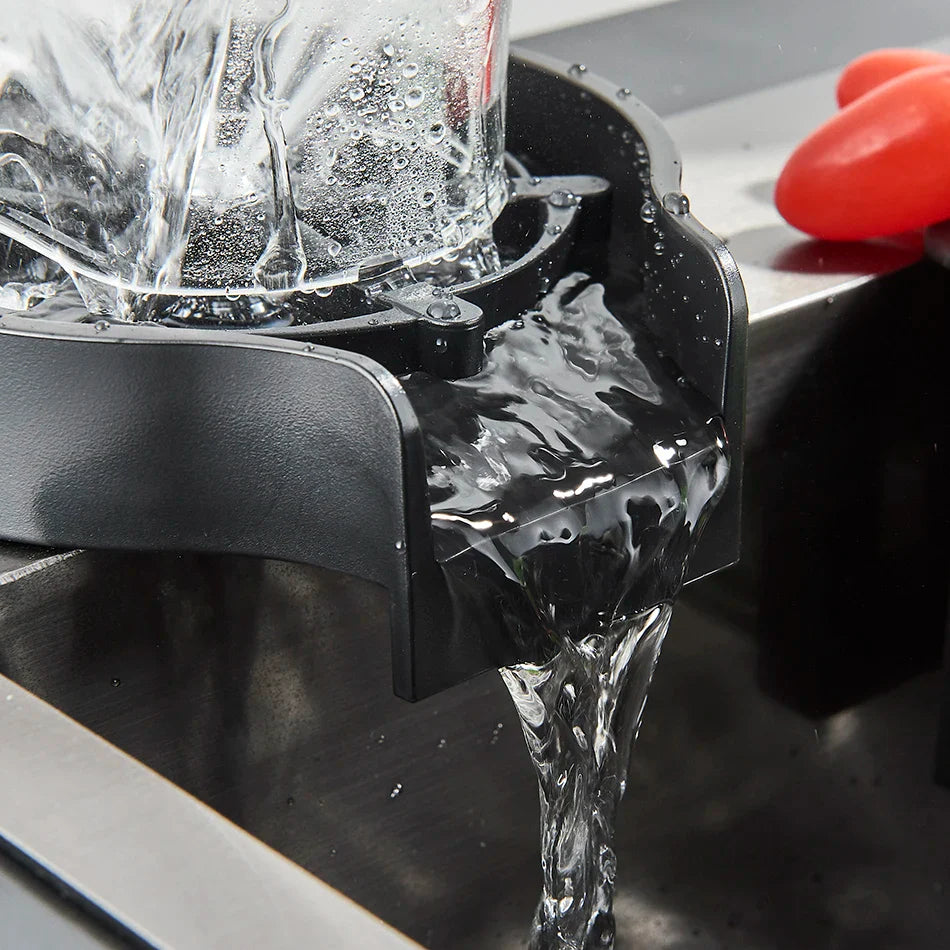 Afralia™ Glass Rinser Faucet: Automatic Cup & Pitcher Washer for Kitchen Sink