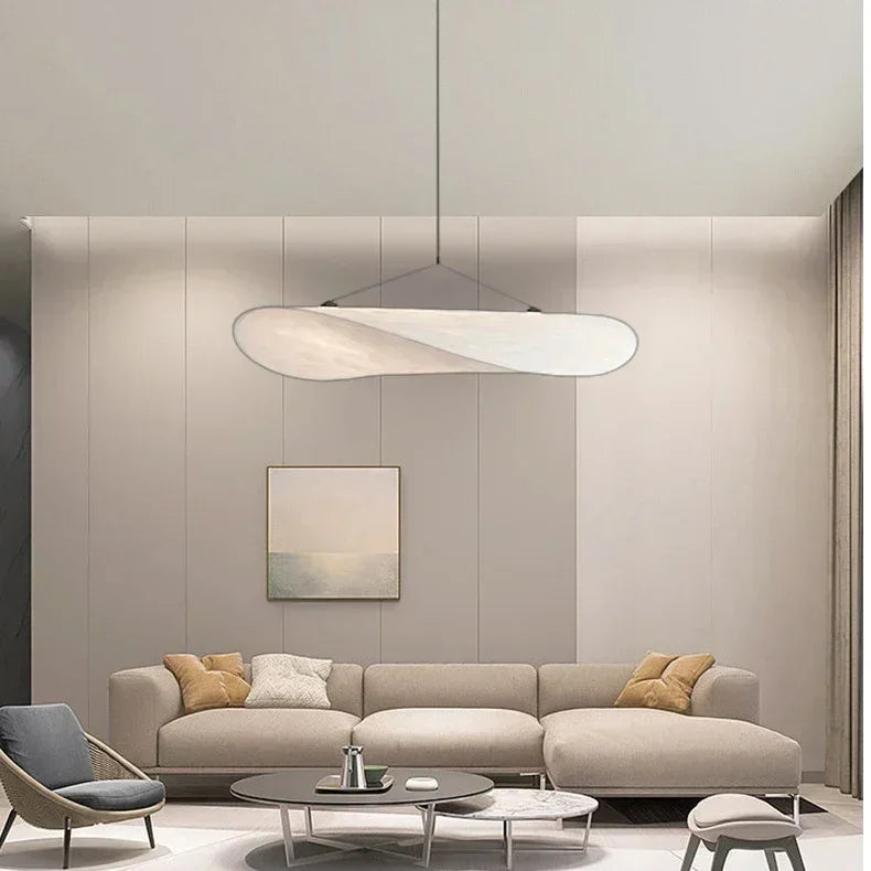 Afralia™ Silk Pendant Chandelier: Modern Dining Room Hanging Light