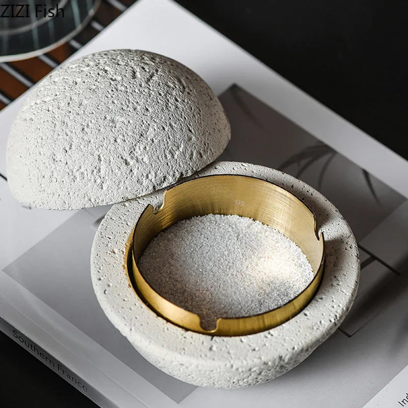 Afralia™ Stainless Steel UFO Ashtray - Unique Smoking Accessory and Office Desk Decoration