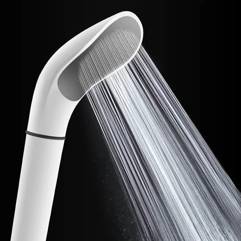 Afralia™ Elegant White ABS Handheld Shower Head for Bath Showering System