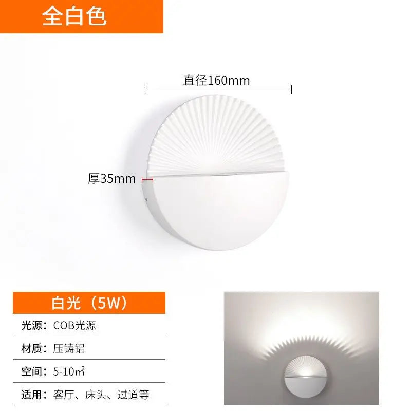 Afralia™ Modern Outdoor Wall Lamp Waterproof Aluminum Sconce for Courtyard Decoration