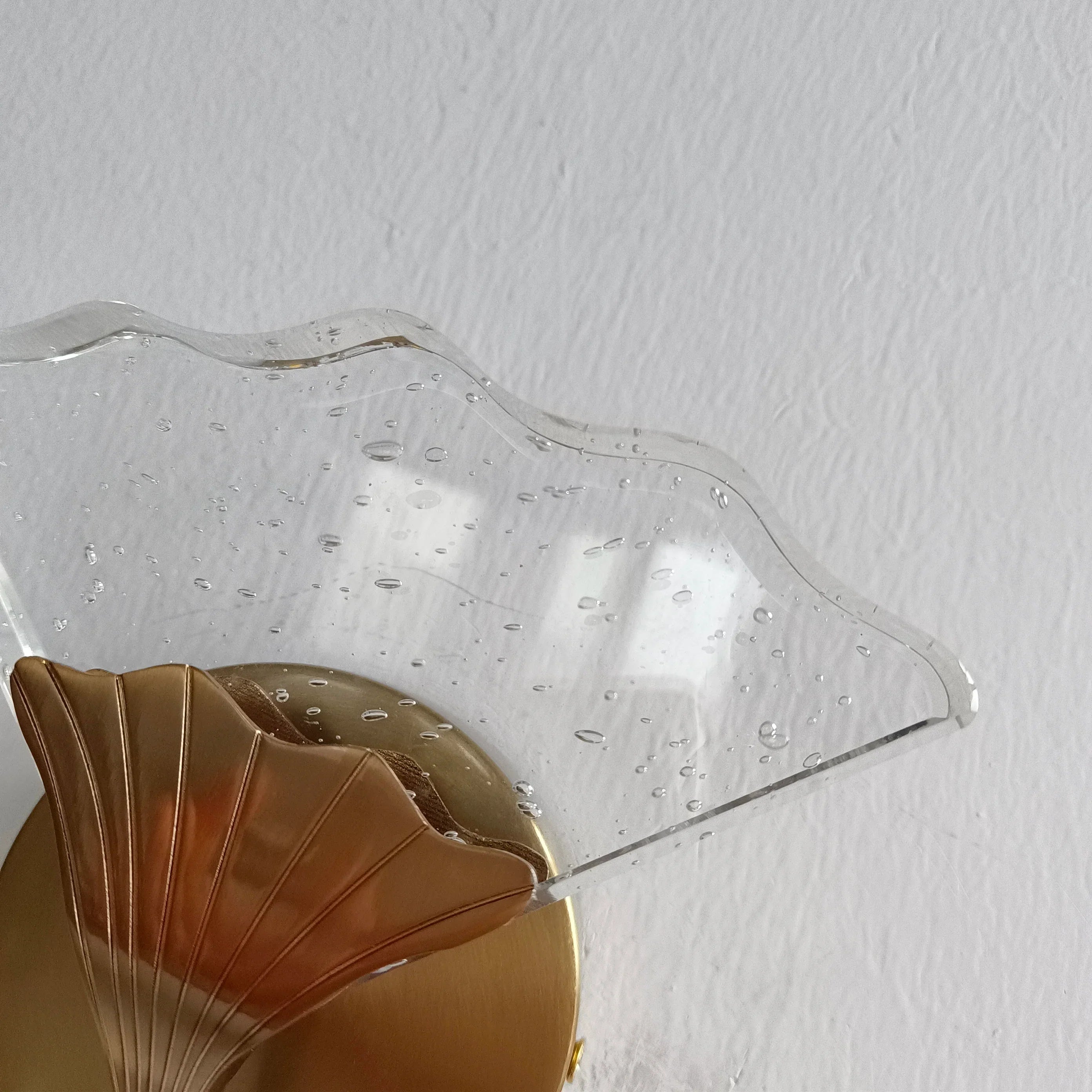 Afralia™ Ginkgo Leaf LED Crystal Wall Lights for Home Decor and Lighting