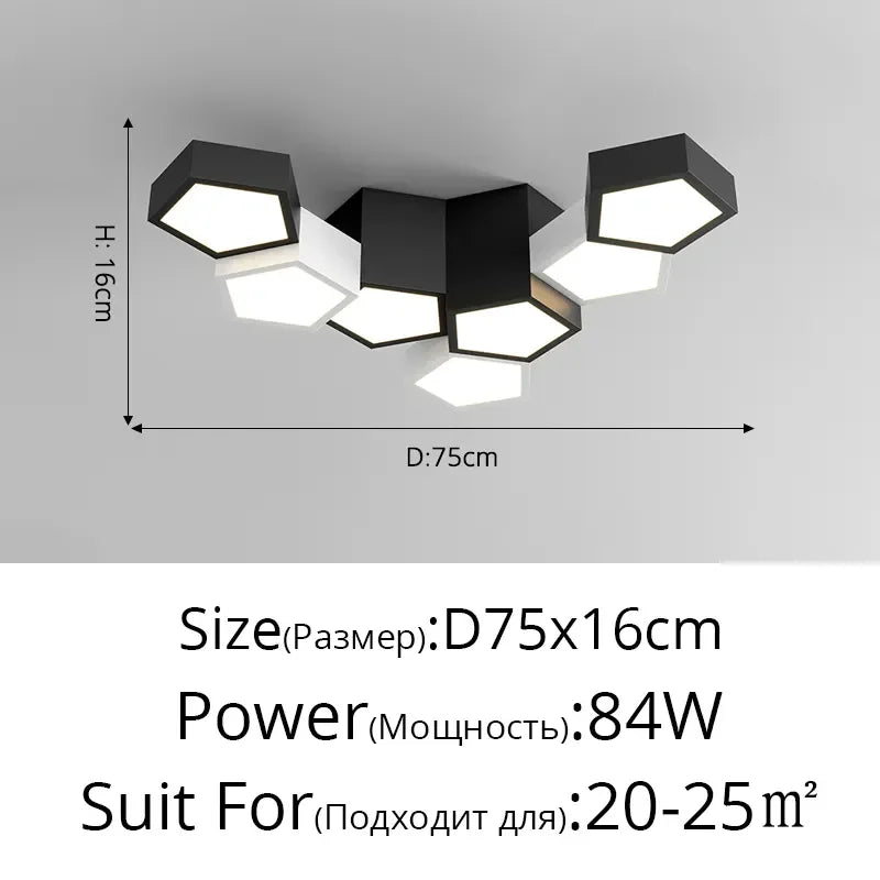 Afralia™ LED Chandelier Light Remote Dimming Pendant Minimalist Indoor Lighting