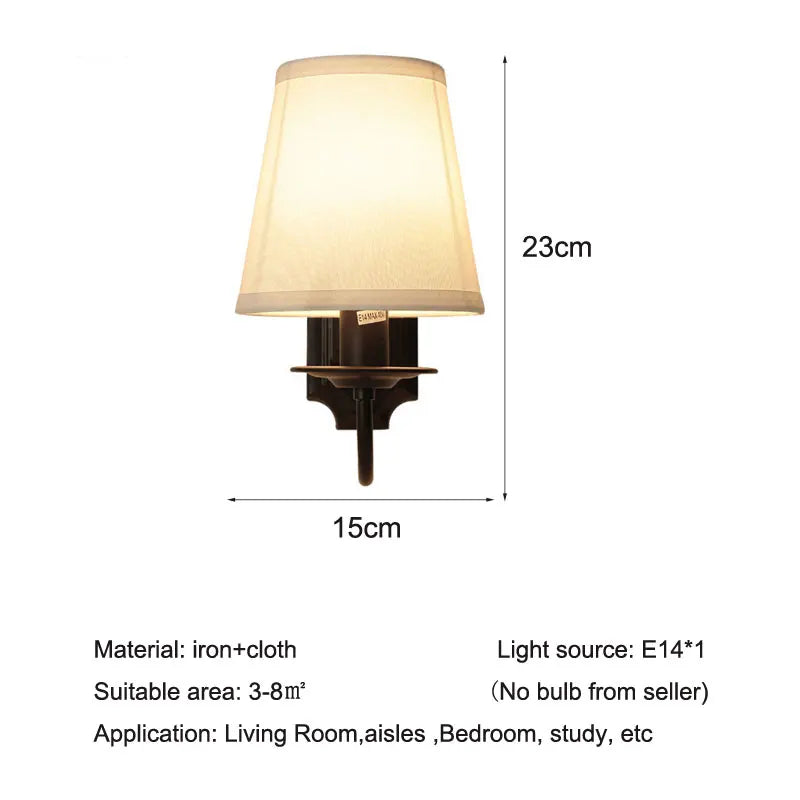 Afralia™ Black Iron Wall Lamp: Elegant Rural Bedroom & Living Room Sconce with European Flair