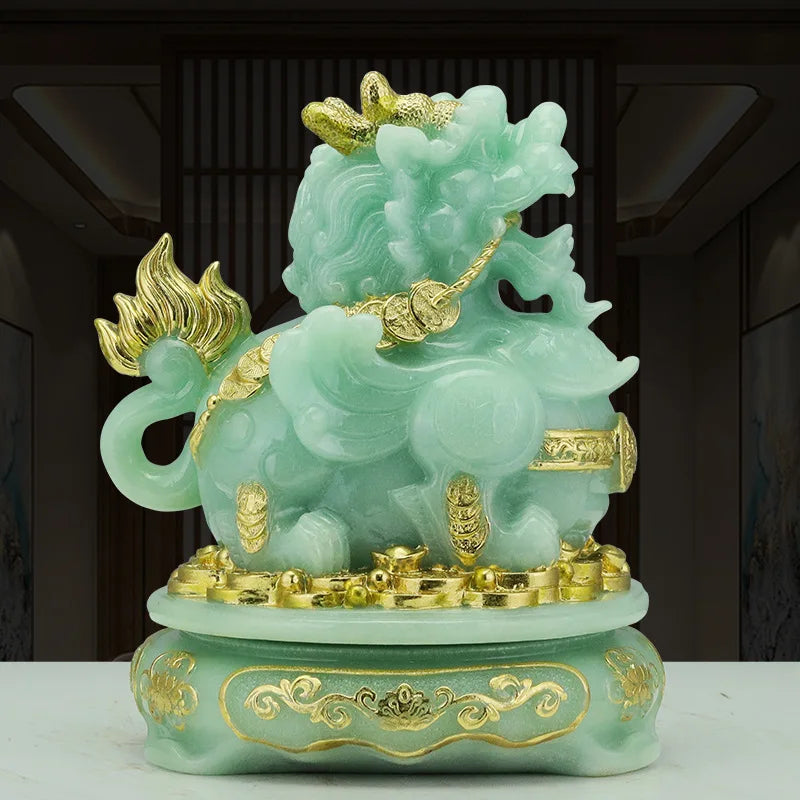 Afralia™ Wealth Toad Brave Ornament: Feng Shui Living Room Decor Gift