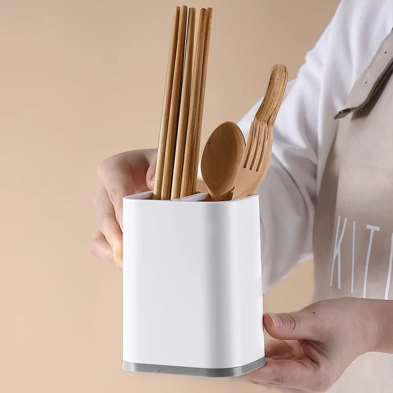 Afralia™ Kitchen Storage Rack for Cutlery and Tableware Organization