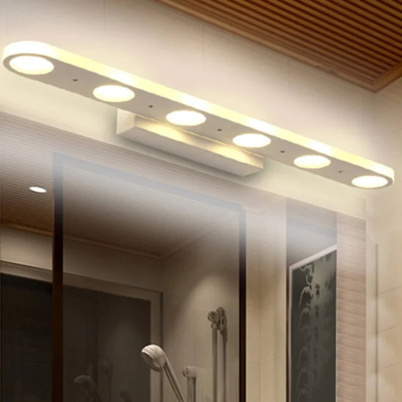 Afralia™ LED Bathroom Mirror Light Waterproof 40CM 58CM AC220V 110V SMD5630 Wall Lamp