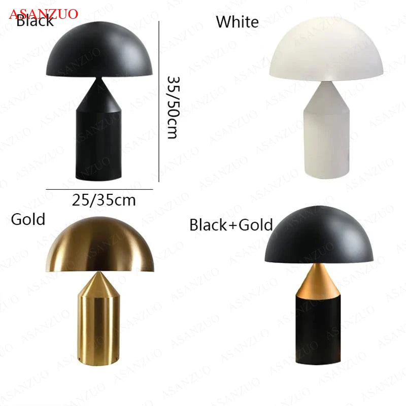 Afralia™ Mushroom Table Lamp: Elegant Light for Bedroom, Study & Living Room