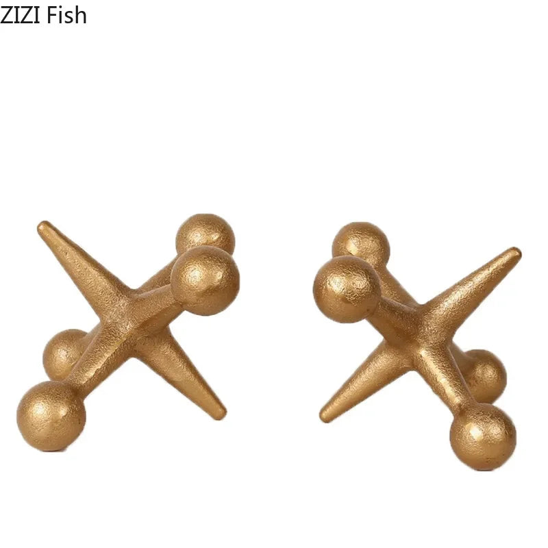 Afralia™ Molecular Model Resin Sculpture Abstract Desk Decor Aesthetic Room Ornament