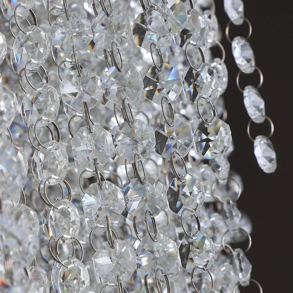 Afralia™ Colorful Crystal Chandelier: Luxury LED Lighting for Dining Room & Kitchen Island