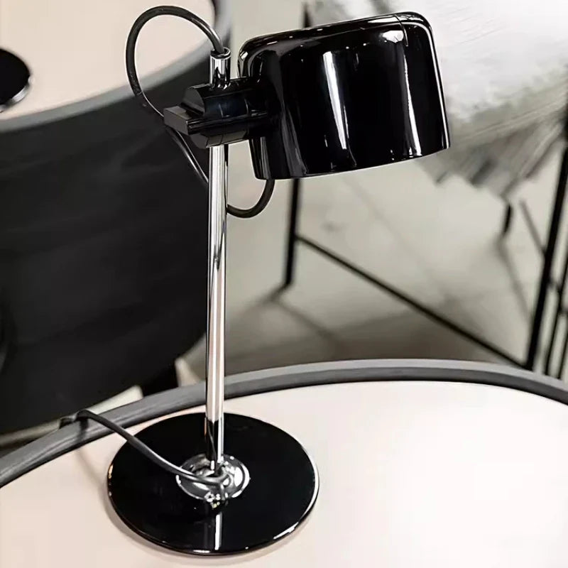 Afralia™ Chrome Coupe Table Lamp: Adjustable, Colorful, and Funky Bedroom Living Decor