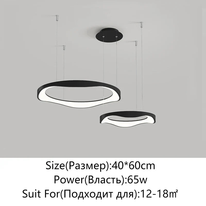 Afralia™ Minimalist LED Pendant Lamp for Living Room, Bedroom, and Restaurant