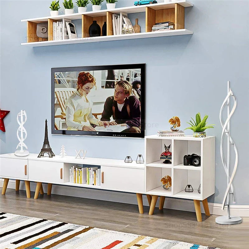 Afralia™ LED Acrylic Art Floor Lamp Modern Home Décor Living Room Bedroom Light