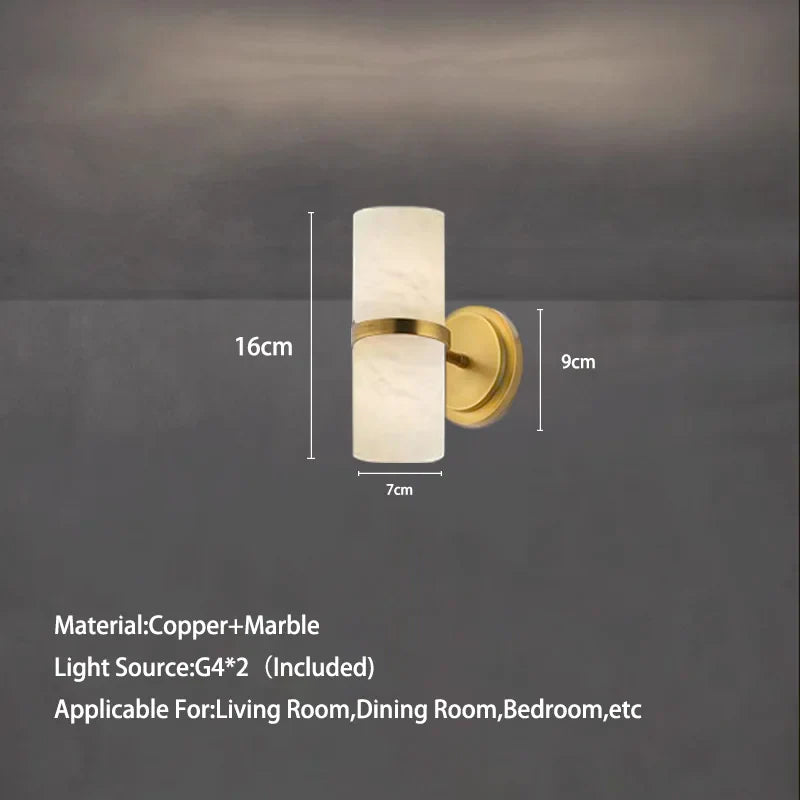 Afralia™ Copper Marble Hanging Lamparas: Elegant Round Indoor Lighting for Dining Room