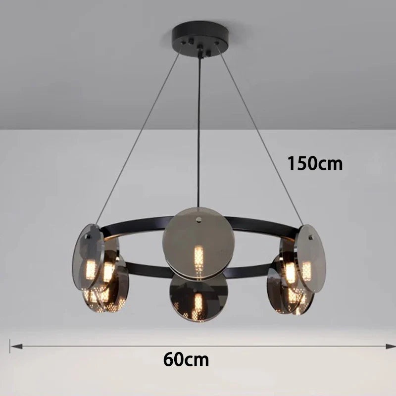 Afralia™ Modern LED Pendant Light Chandeliers for Living Room Dining Room Indoor Lighting