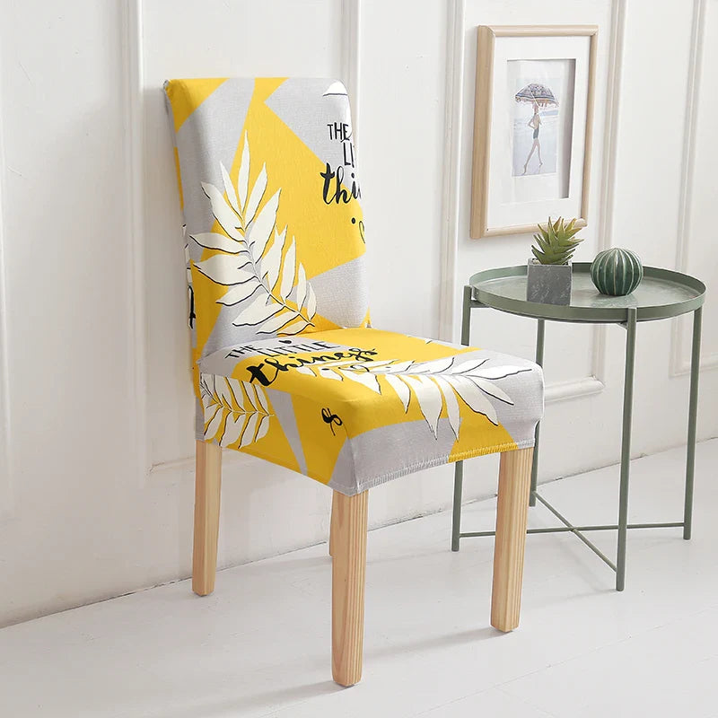 Afralia™ Stretch Print Chair Cover - Elastic Seat Slipcover
