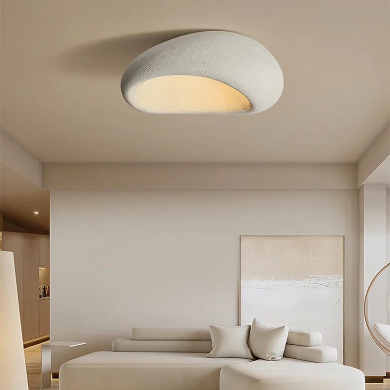 Afralia™ Nordic Wabi-Sabi LED Ceiling Chandelier for Home Decor and Lighting Fixtures