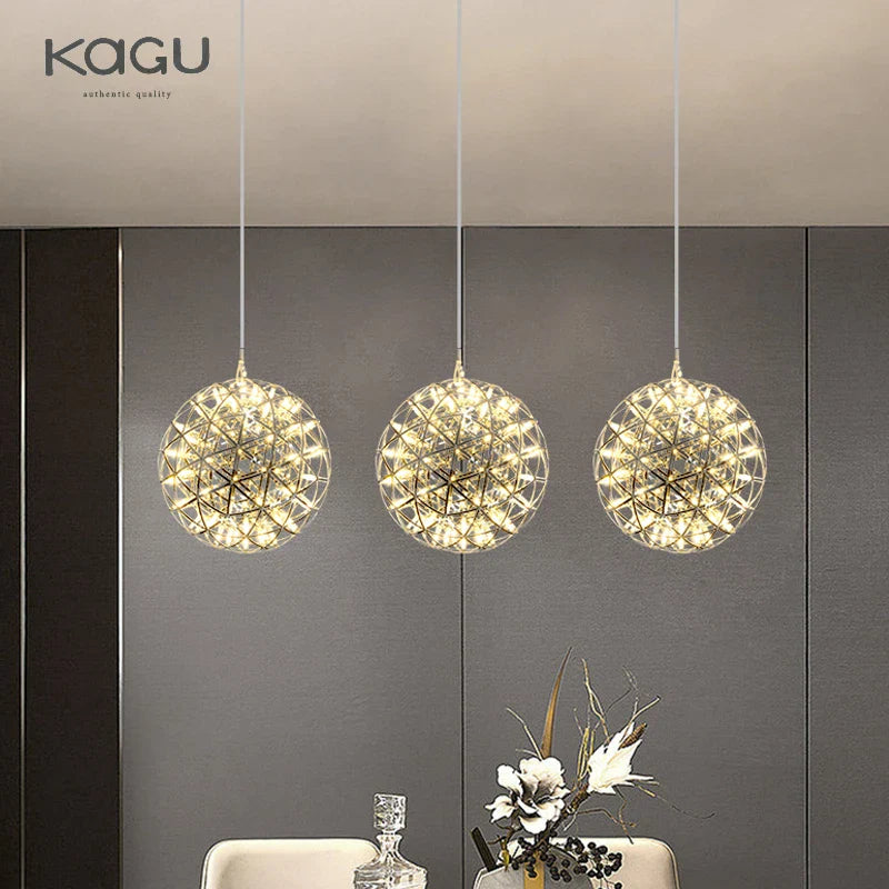 Afralia™ Ball Fireworks Pendant Light: Nordic Modern LED Ceiling Lamp for Shop Decor