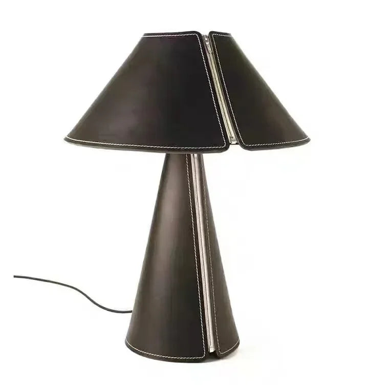 Modern Minimalist Leather Table Lamp by Afralia™ - Nordic Design, Study Bedroom Desk Lamp