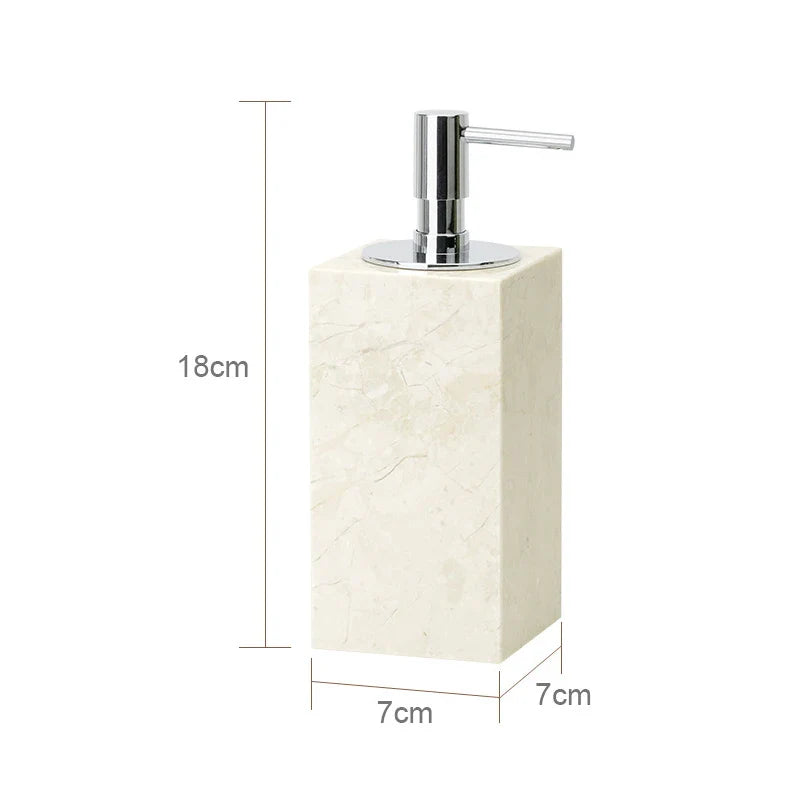 Afralia™ Marble Bathroom Set: Soap Dish, Holder, Vanity Tray - Elegant Bathroom Accessories