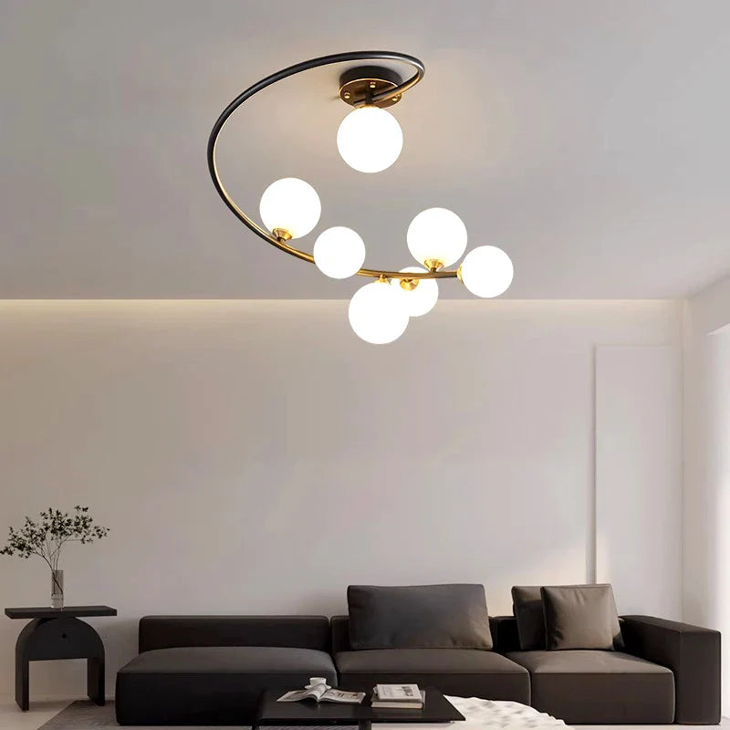 Afralia™ Modern Chandeliers Indoor Pendant Lights LED Ceiling Lamp for Dining Living Room