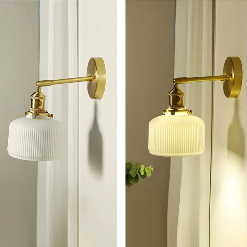 Afralia™ Minimalist Indoor LED Sconce Lamp for Bedroom and Living Room