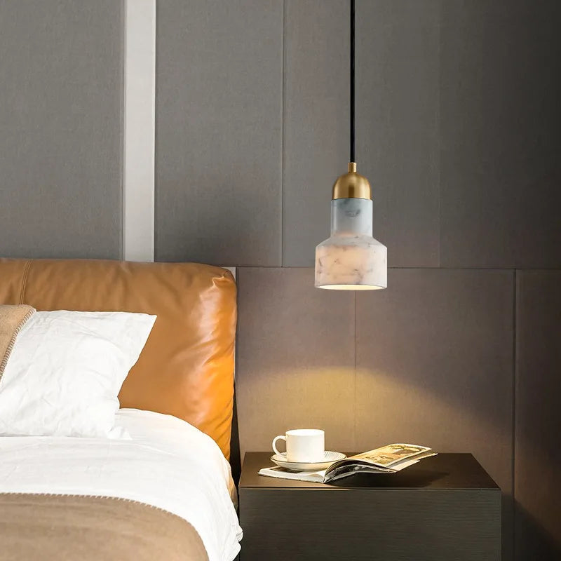 Afralia™ Emerald-Green LED Pendant Lamp for Dining Living Room Loft Bar Bedside