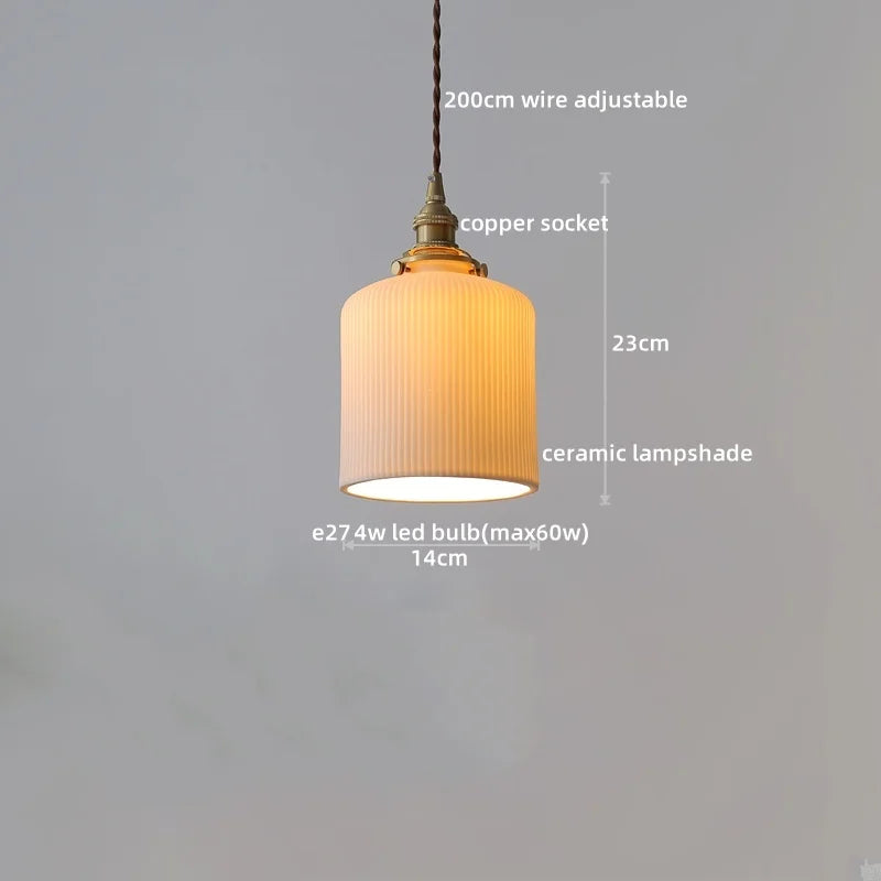 Afralia™ Copper Glass Pendant Light Chandelier for Elegant Home Decor Lighting
