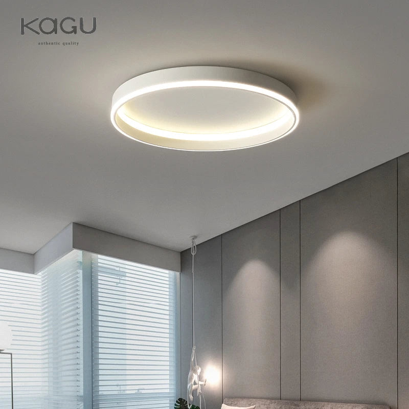 Afralia™ Round Bedroom LED Ceiling Light Modern Home Decor Minimalist Living Room Lighting