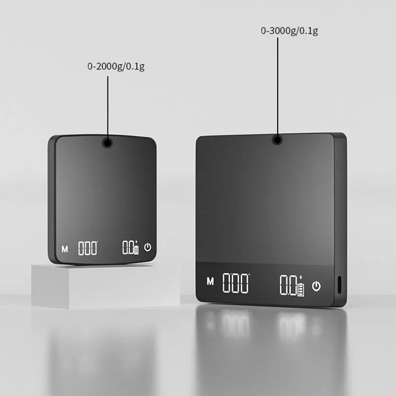 Afralia™ Precision Coffee Timer Scale with LCD Display for Pour Over Drip Espresso