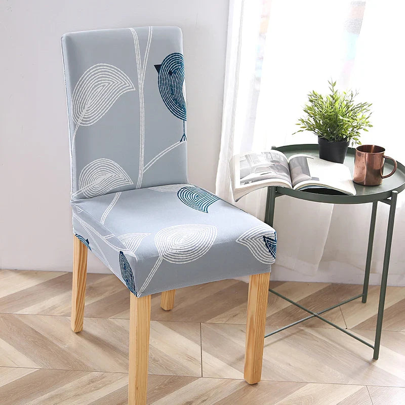 Afralia™ Stretch Print Chair Cover - Elastic Seat Slipcover