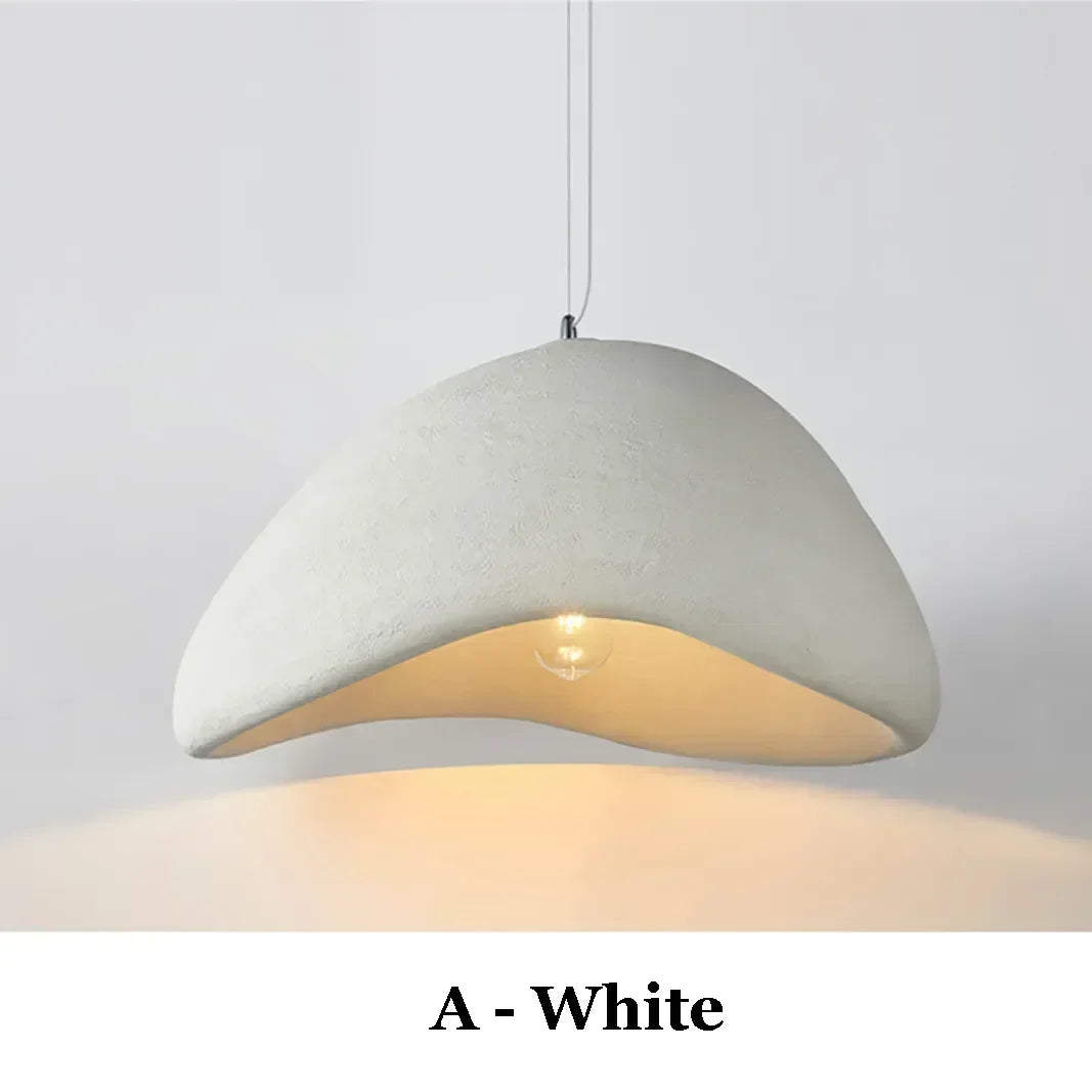 Afralia™ Wabi-Sabi Pendant Chandelier for Modern Living, Dining, Bedroom - Minimalist Hanging Lamp