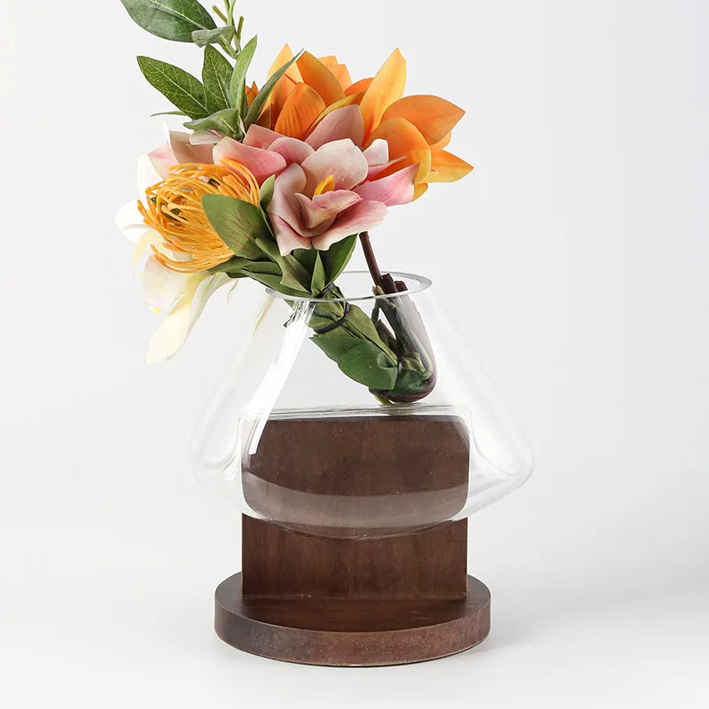 Afralia™ Glass Vase Terrarium Home Decoration Accessory