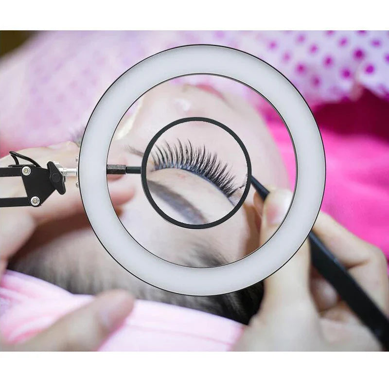 Afralia™ 25W LED Moon Beauty Light for Eyebrow Tattoo & Eyelash Extensions