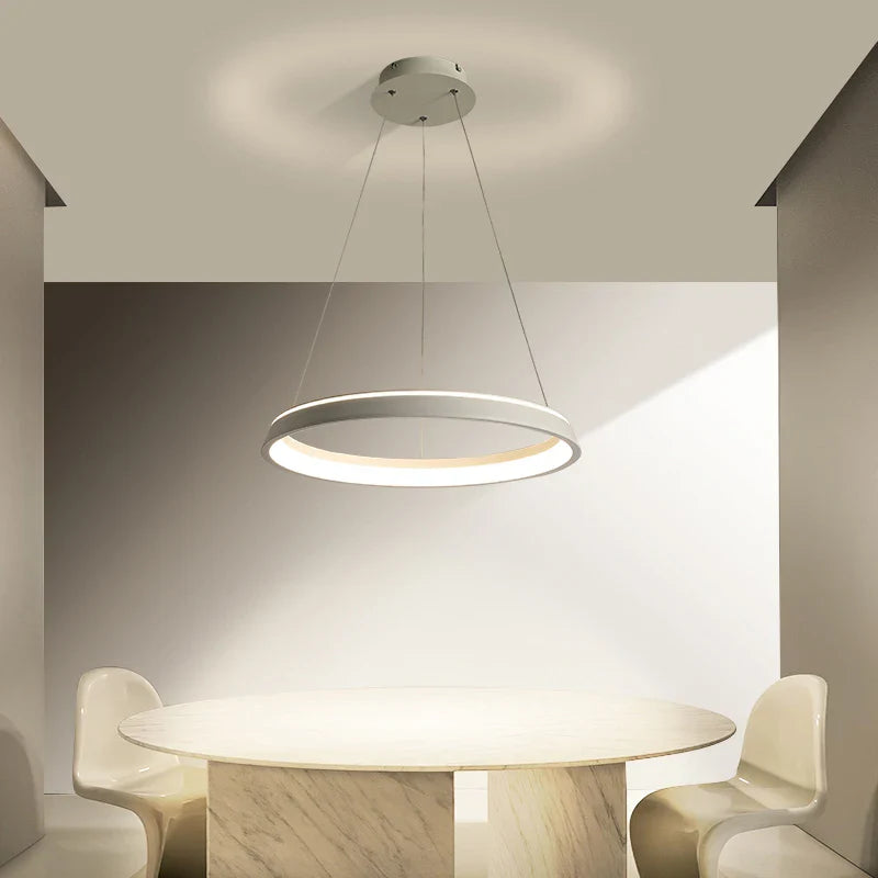 Afralia™ Modern LED Chandeliers: Creative Thin Design for Living Room, Bedroom, Balcony, Aisle, and Flush Mount Ceilings