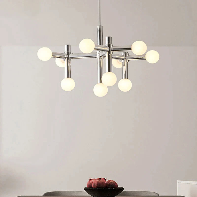 Afralia™ Retro Bauhaus Style Chandelier for Living Room, Bedroom, Dining Room