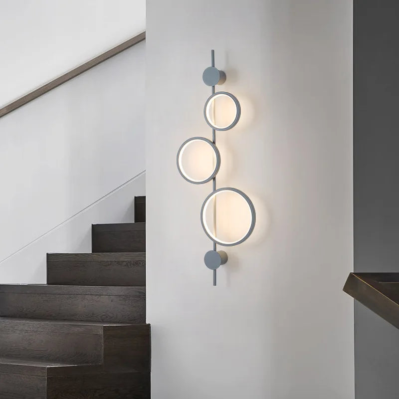 Afralia™ Modern Luxury Wall Lamp for Staircase Living Room, Hotel Corridor, Bedroom