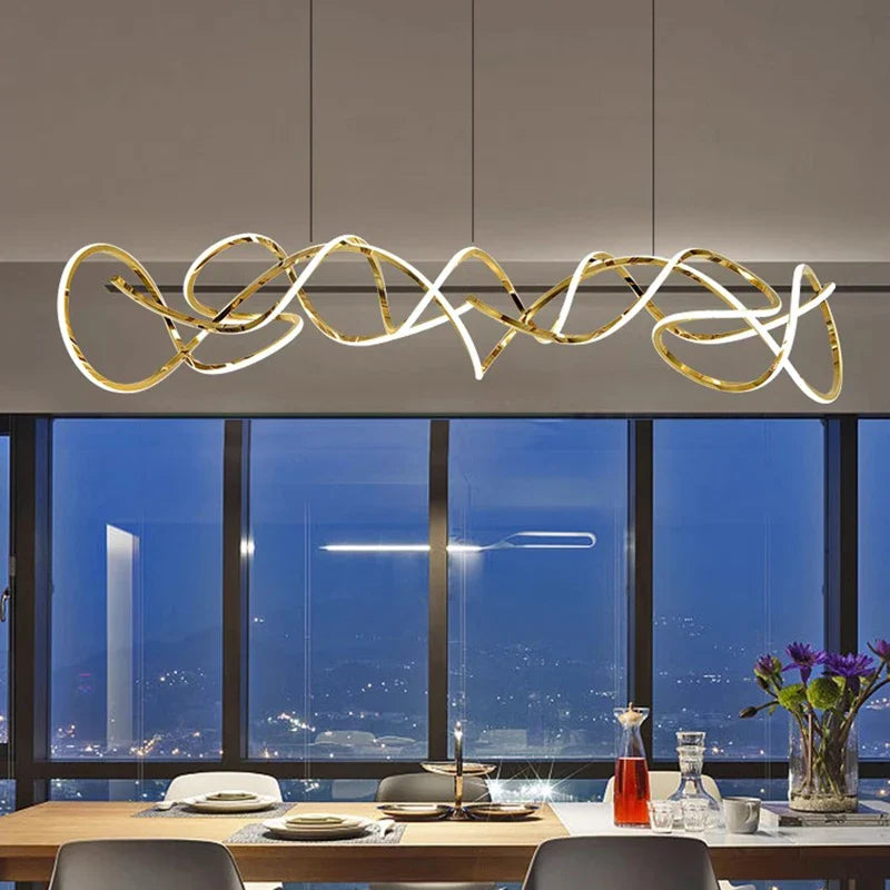 Afralia™ LED Pendant Light Chandeliers for Modern Living and Dining Room Lighting