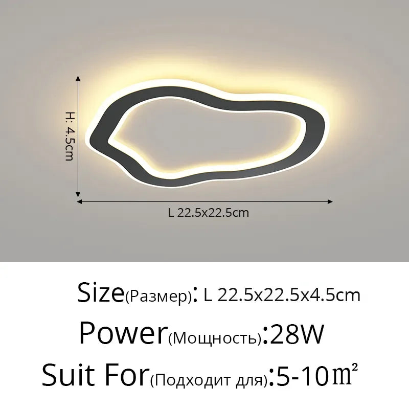 Afralia™ Luxury Nordic Ceiling Lights: Modern Minimalist, Creative Bedroom & Entryway Lighting