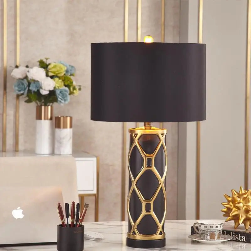 Afralia™ Ceramic Nordic Table Lamp: Luxury Designer Replica for Home Living Room and Bedroom Décor