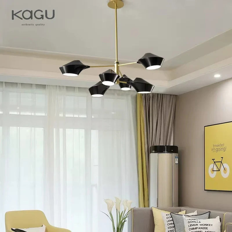 Afralia™ Modern Nordic Chandeliers: Simple Lighting Fixture for Living Room, Dining Room, Restaurant, Hall