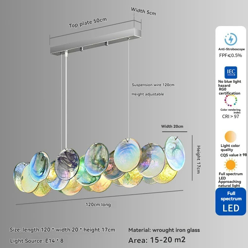 Afralia™ Pink Murano Crystal Chandelier - French Vintage Pendant Light for Home Decor