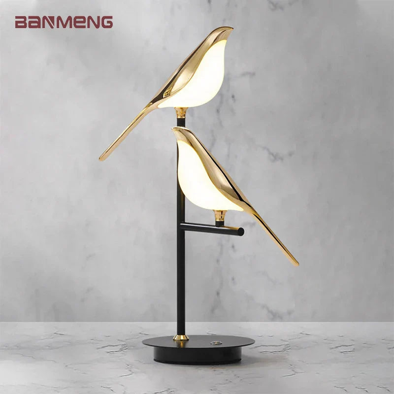 Afralia™ Magpie LED Desk Lamp Modern Indoor Lighting for Home Decor