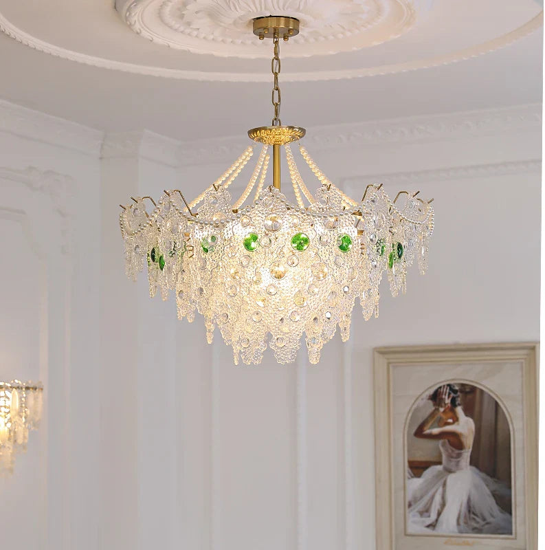 Afralia™ Crystal Chandelier: Elegant Retro Lighting for Bedroom, Dining, Living Room & Cloakroom