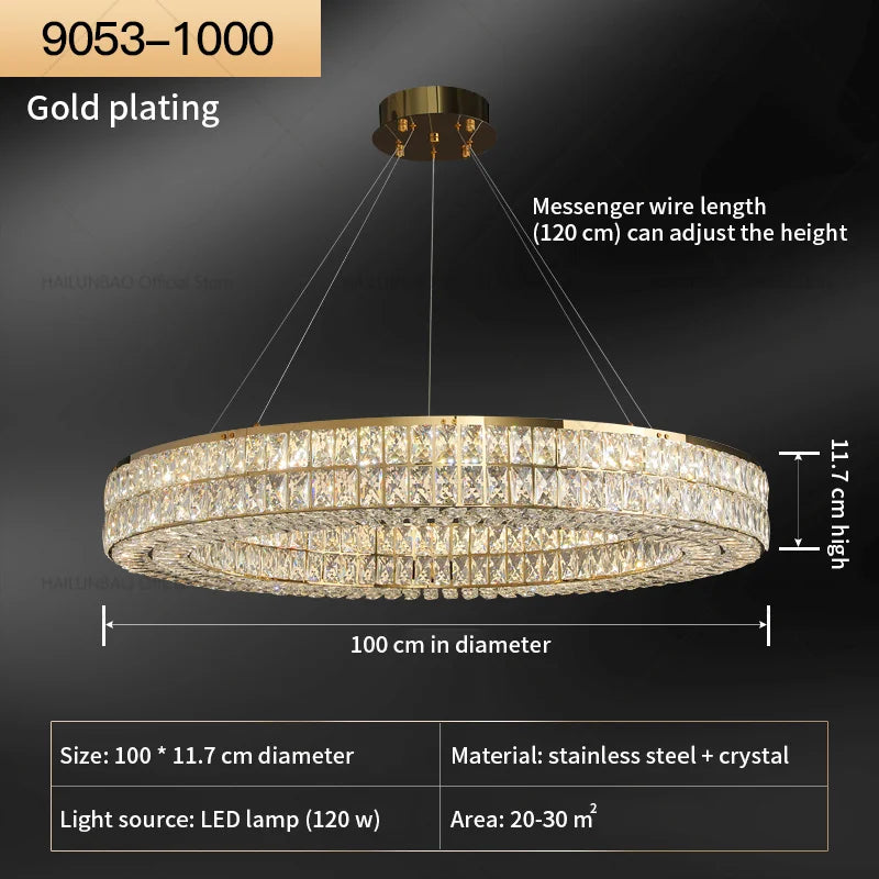 Afralia™ Crystal Chandelier: French Vintage Luxury Lighting for Living Room & Dining Room
