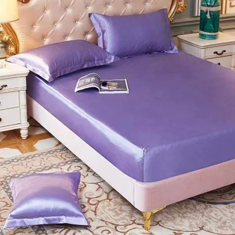 Afralia™ Satin Silk Pillowcase: Smooth & Skin-Friendly Solid Color Cover