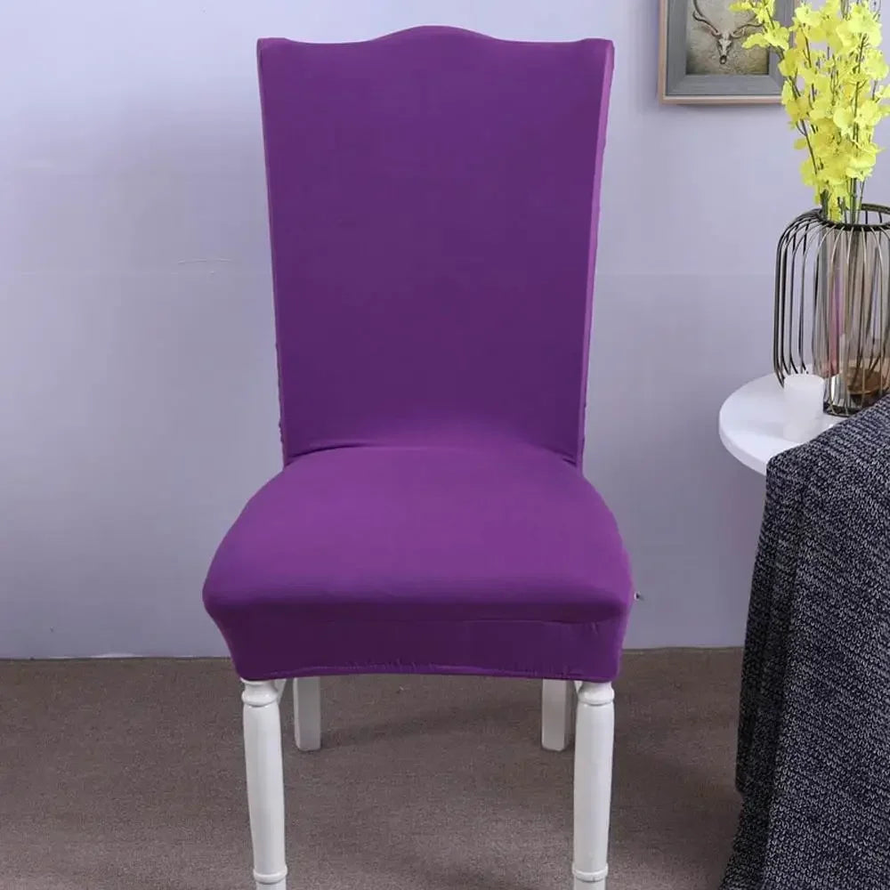 Afralia™ Spandex Stretch Solid Chair Cover Slipcover - Multifunctional Sofa Seat Case