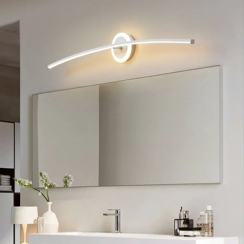 Afralia™ Modern LED Bathroom Mirror Wall Lamp