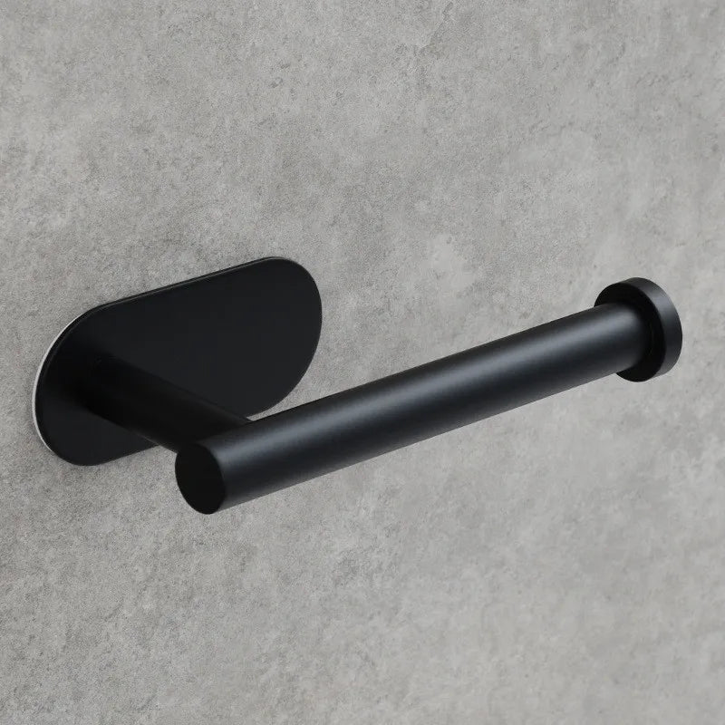 Afralia™ Brushed Gold Stainless Steel Tissue Holder - Wall Mounted Toilet Paper Roll Stand